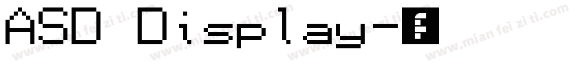 ASD Display字体转换